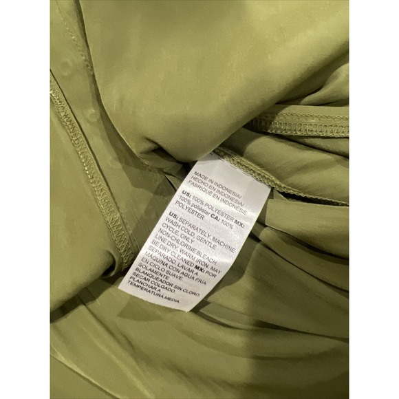 Chico Top Women’s To Green‎ Gold Accents Blouse - Picture 12 of 13